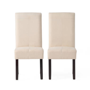 Cream dining best sale chairs black legs